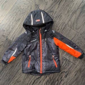 32 Degrees Kids Jacket in Black and Orange